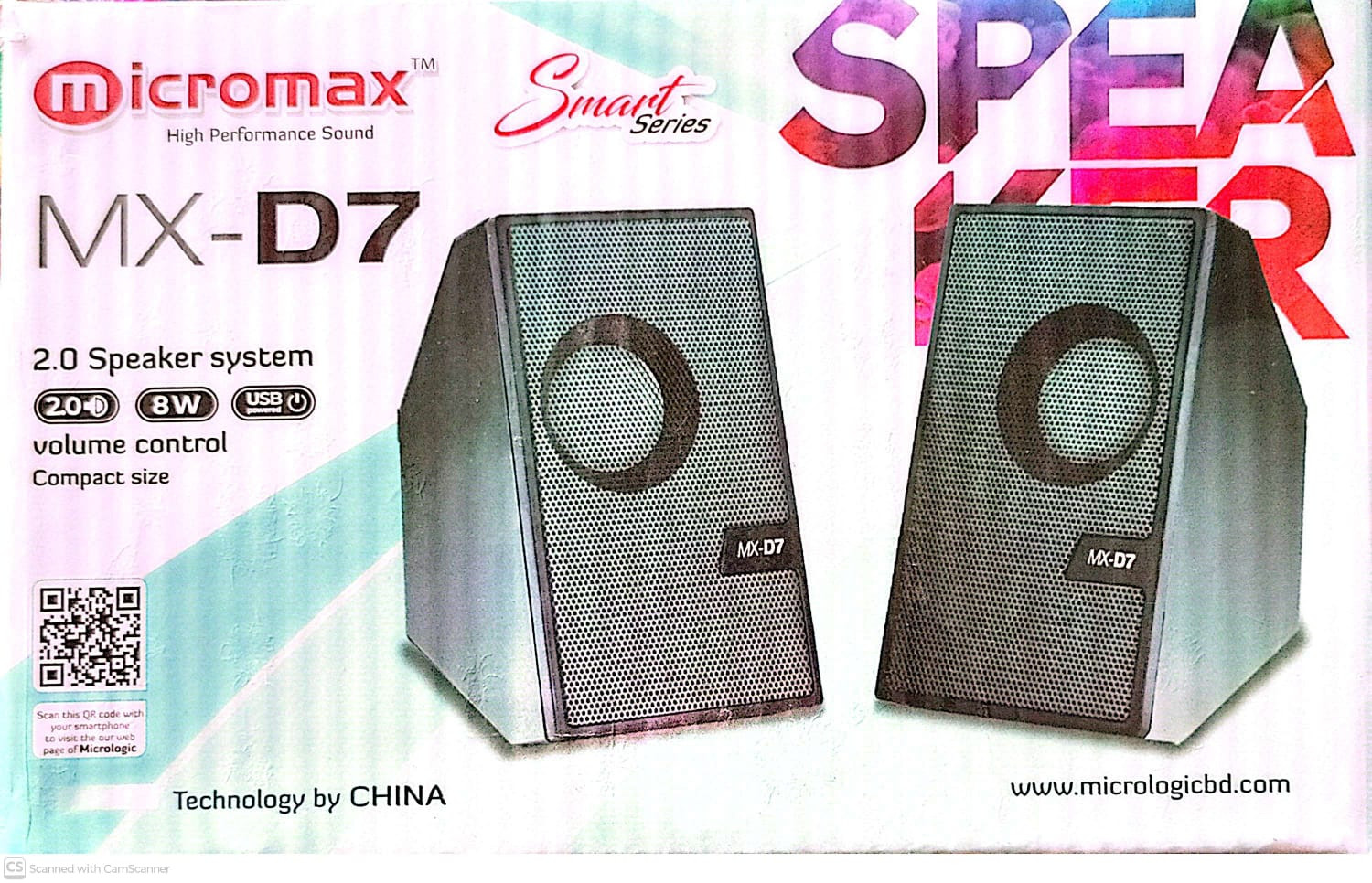 Micromax MX-D7 Smart Series High Performance Speaker