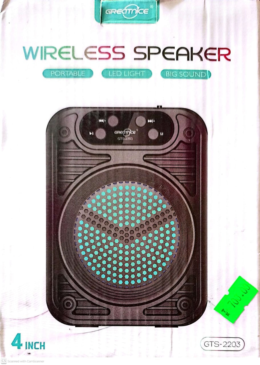 GTS-2203 Wireless Bluetooth Speaker